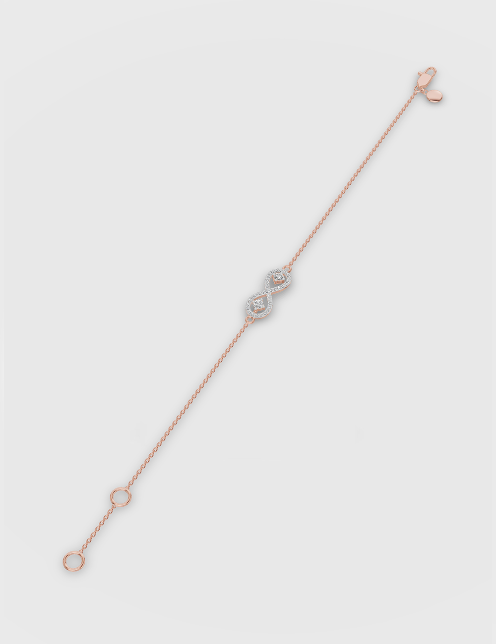 Infinity Diamond Bracelet 24 Cent FG-VVS
