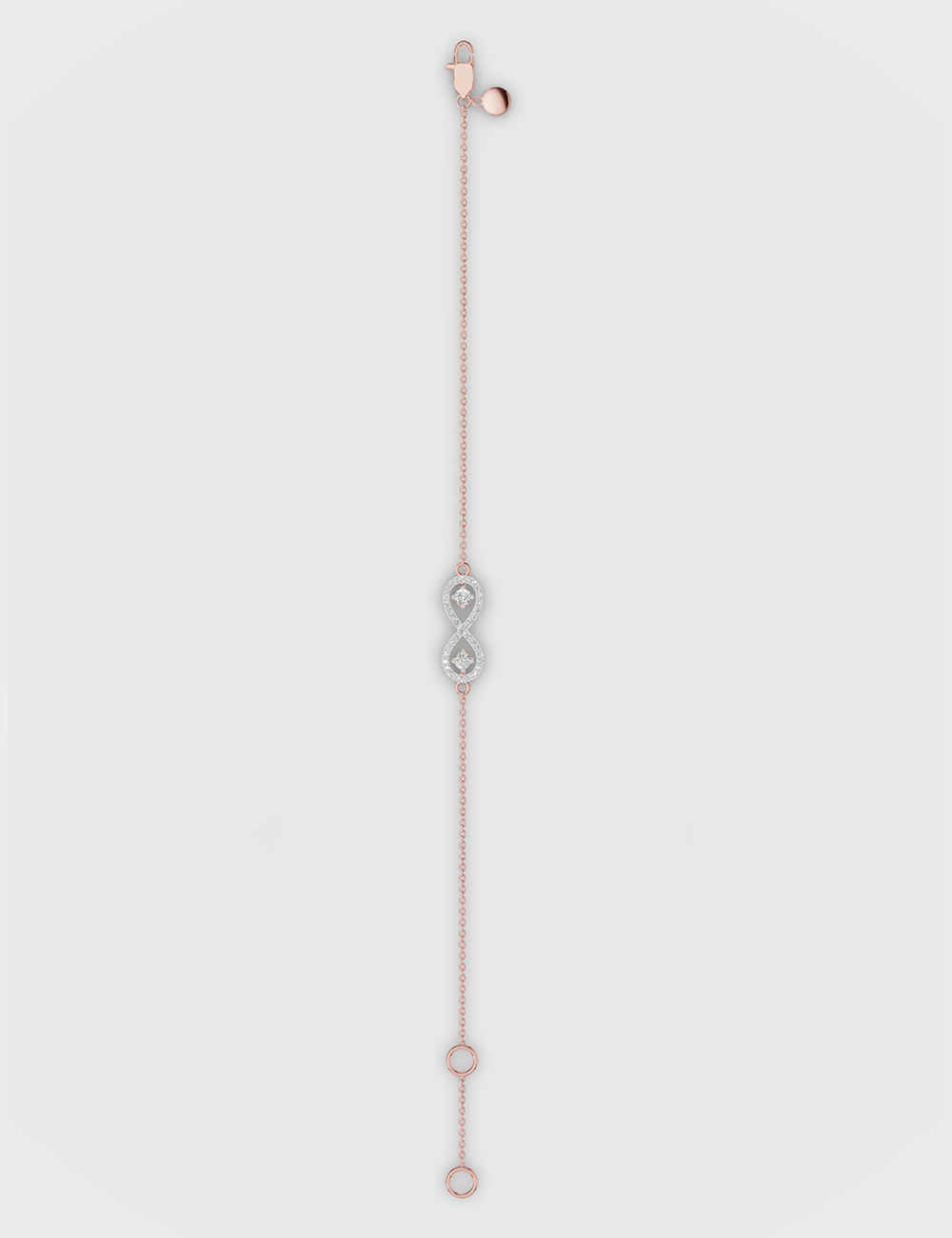 Infinity Diamond Bracelet 24 Cent FG-VVS