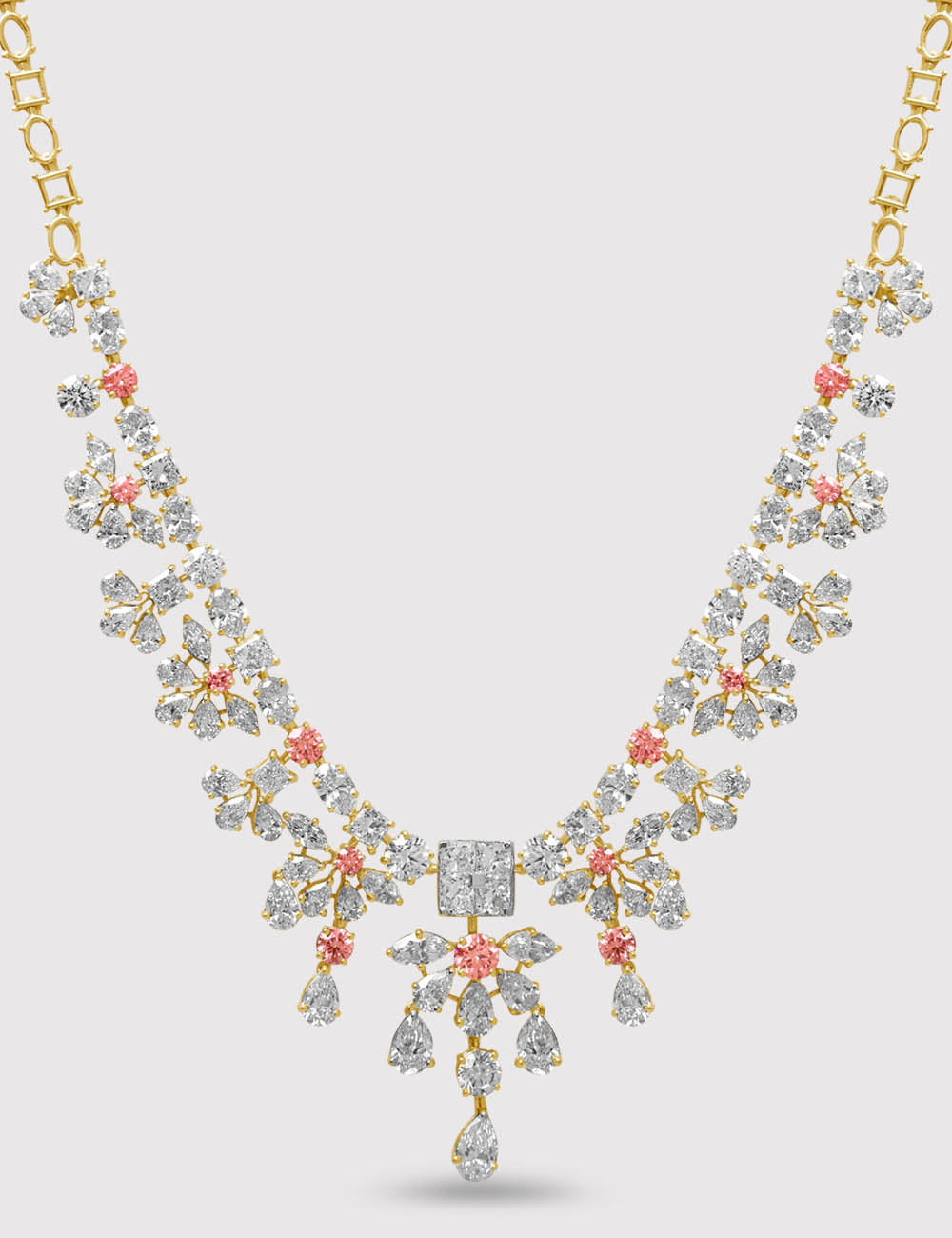 Lumina Regalia Diamond Necklace 41.28 carat FG-VVS