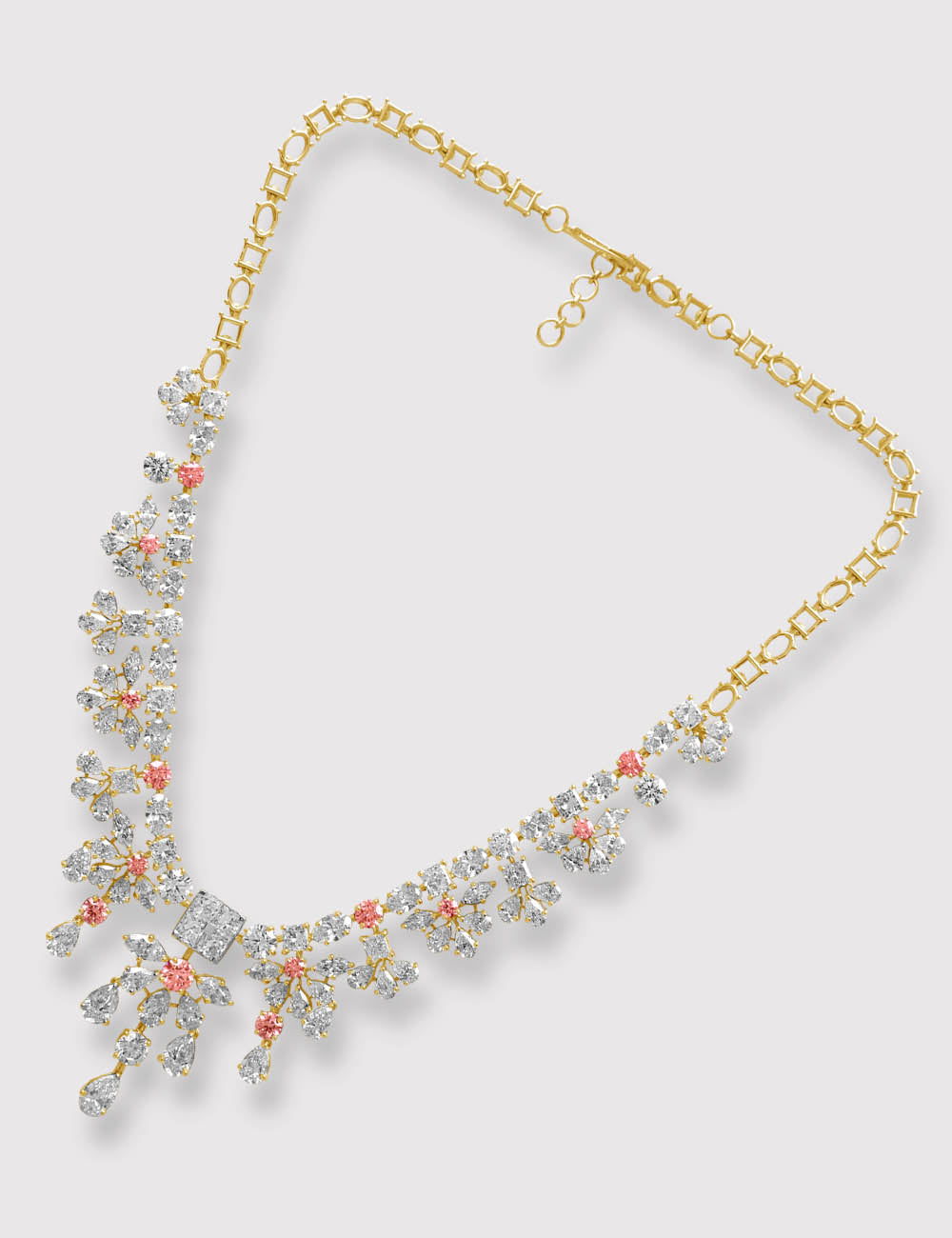 Lumina Regalia Diamond Necklace 41.28 carat FG-VVS