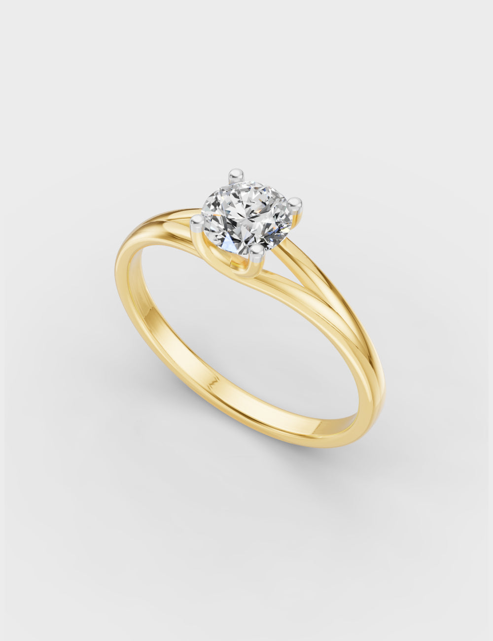Brilliant Cut Solitaire Ring 52 cents FG-VVS