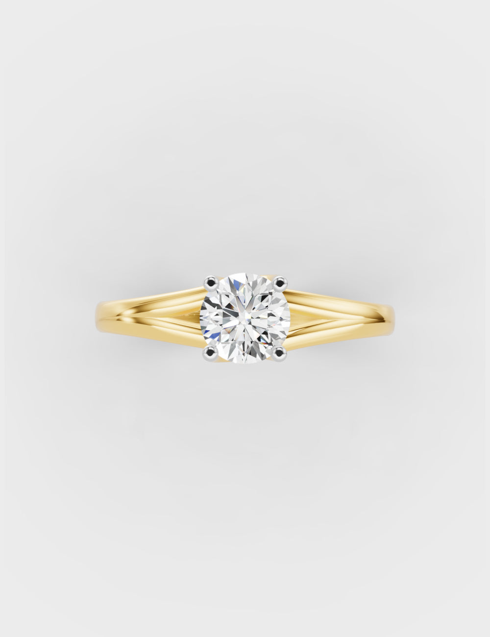Brilliant Cut Solitaire Ring 52 cents FG-VVS